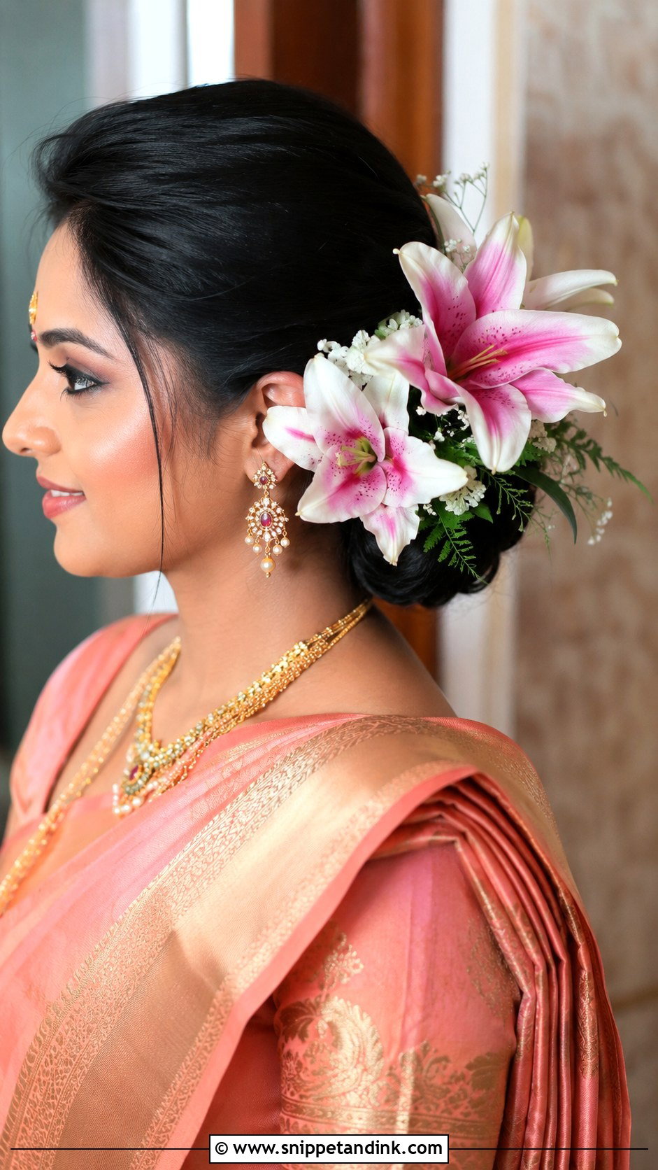 Lily Flowers for Bridal Hairstyle - Snippet and Ink - 20 Indian Bridal Flowers for Hair