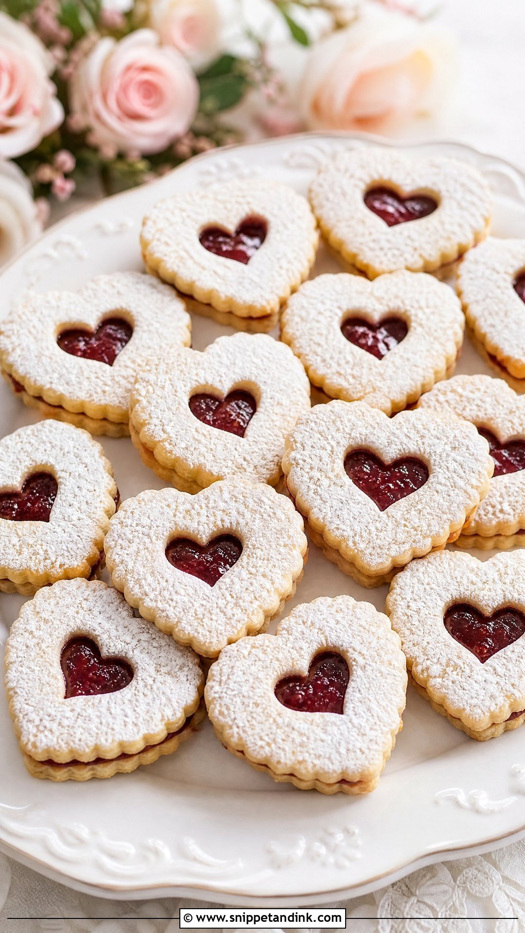 Linzer Wedding Cookies - Snippet and Ink - 20 Wedding Cookies
