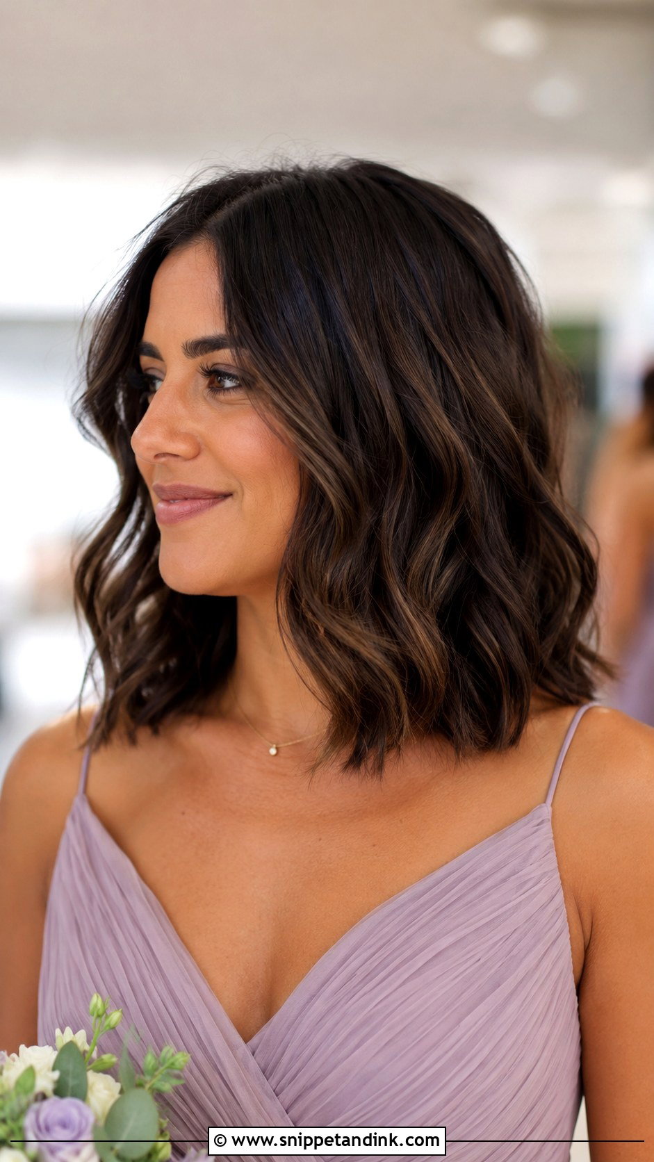 Lob Bridesmaid Hair Down - Snippet and Ink - 20 Simple Bridesmaid Hair Down Ideas