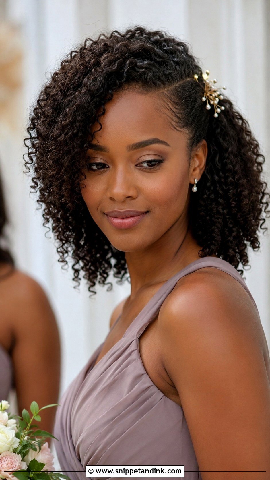 Lob Bridesmaid Hair - Snippet and Ink - 30 Simple Bridesmaid Hair Ideas