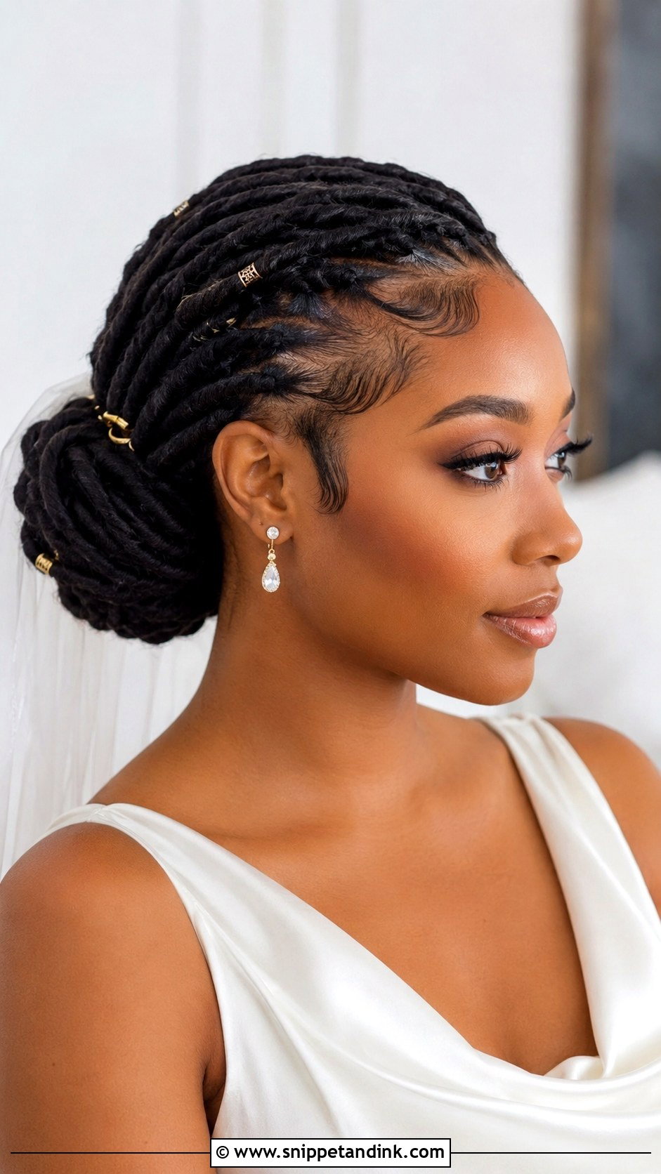Loc Updo For Wedding - Snippet and Ink - 15 Wedding Hairstyles Black Women Locs