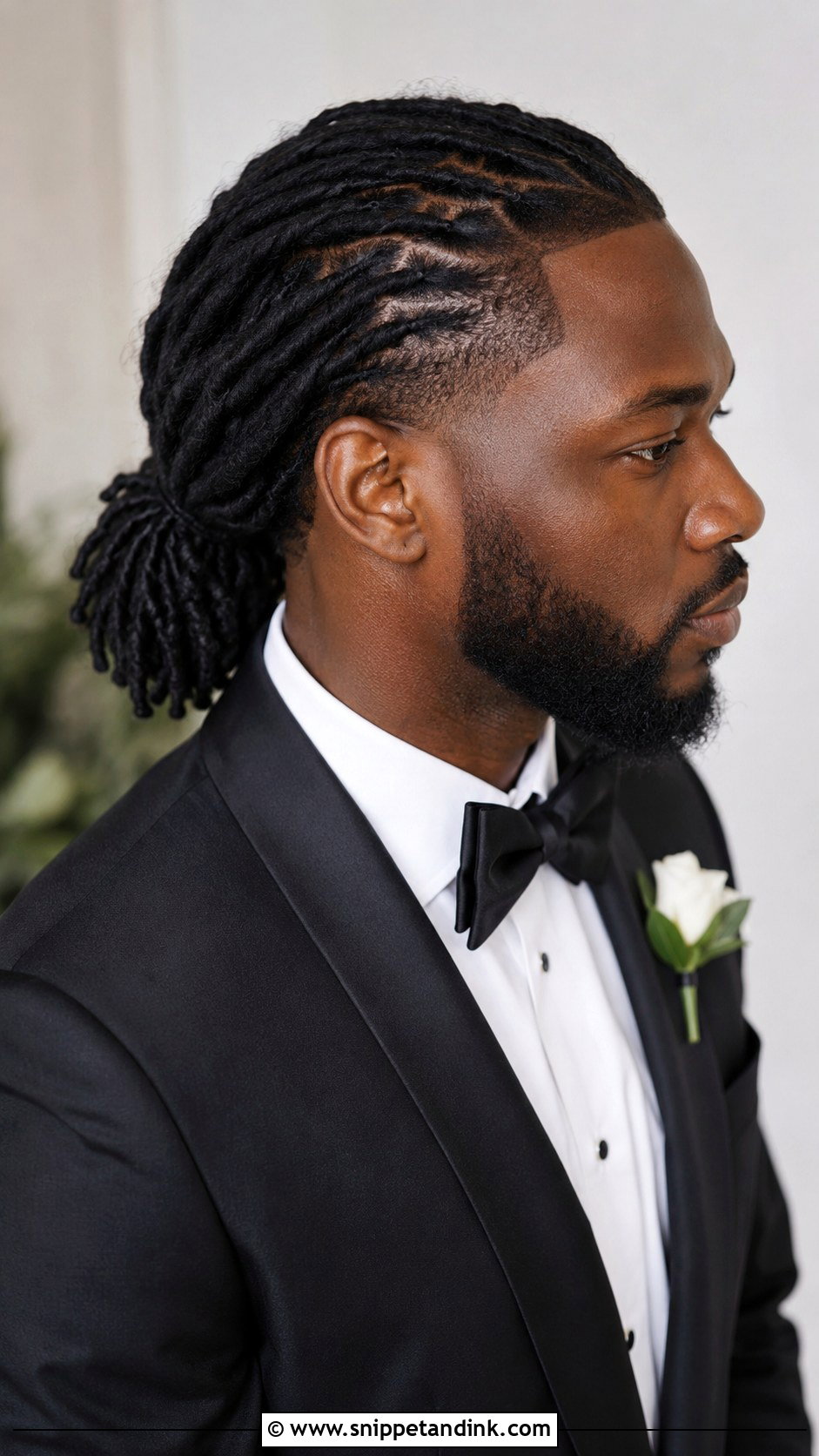 Locs Groom Hairstyle - Snippet and Ink - 15 Wedding Groom Hairstyle Ideas