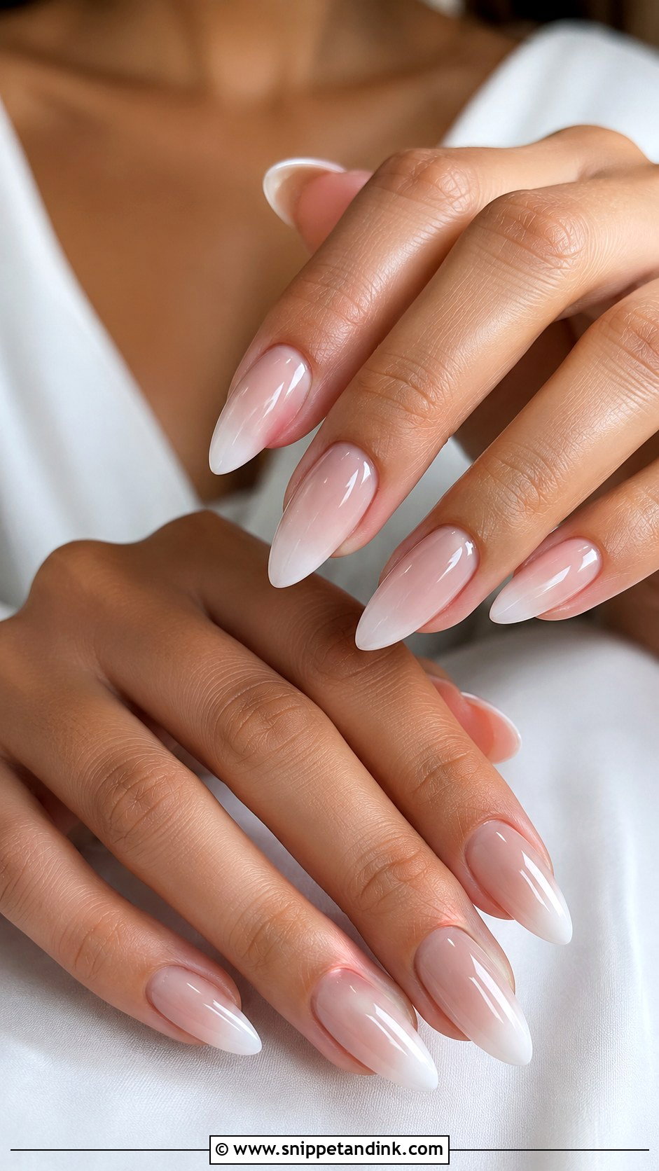 Long Almond Wedding Nails - Snippet and Ink - 20 Almond Shape Wedding Nails