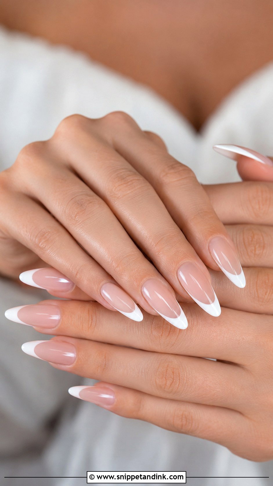 Long Almond Wedding Nails - Snippet and Ink - 20 Almond Shape Wedding Nails Bride