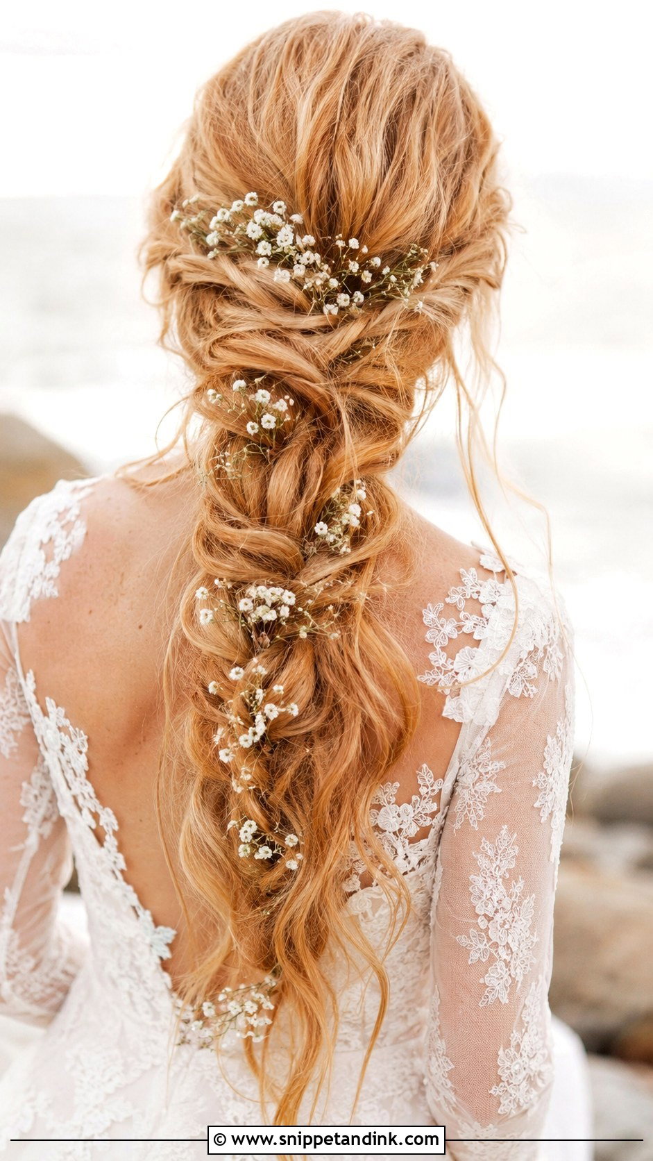 Long Boho Braid Wedding Hair - Snippet and Ink - 15 Long Braid Wedding Hair Ideas