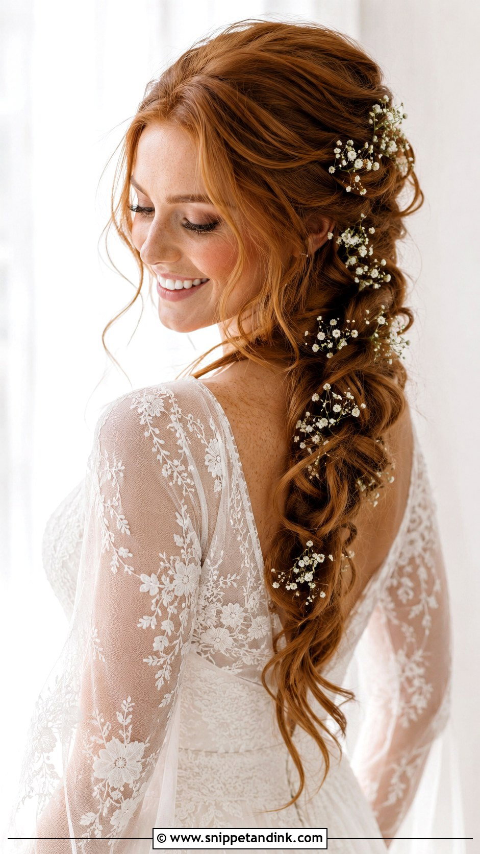 Long Boho Braid Wedding Hair - Snippet and Ink - 15 Long Braid Hairstyles Wedding