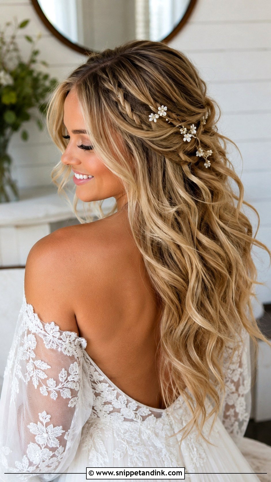 Long Boho Wedding Hairstyle - Snippet and Ink - 15 Long Hairstyles Ideas for Wedding
