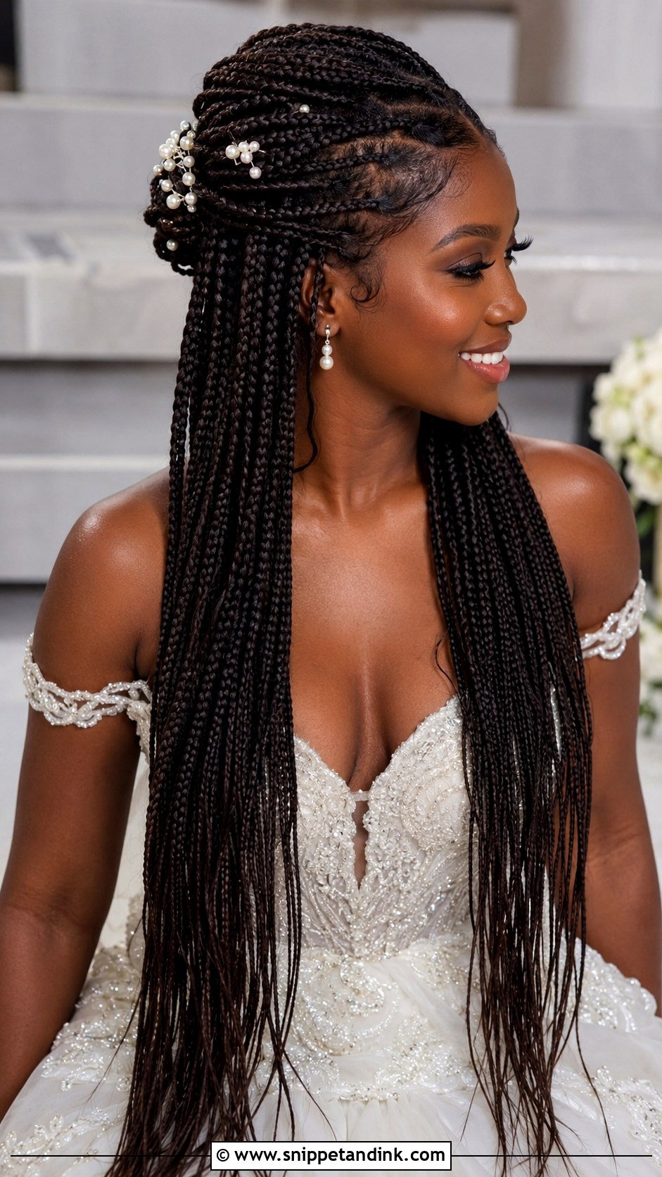 Long Box Braids Wedding Hair - Snippet and Ink - 15 Long Braid Hairstyles Wedding