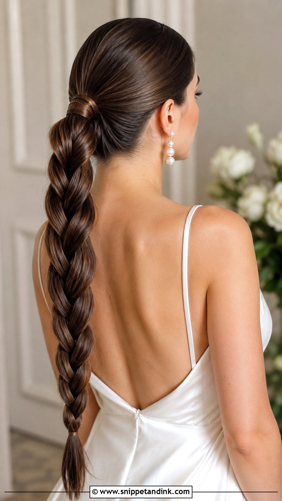 Long Braided Ponytail Wedding Hair - Snippet and Ink - 15 Long Braid Hairstyles Wedding