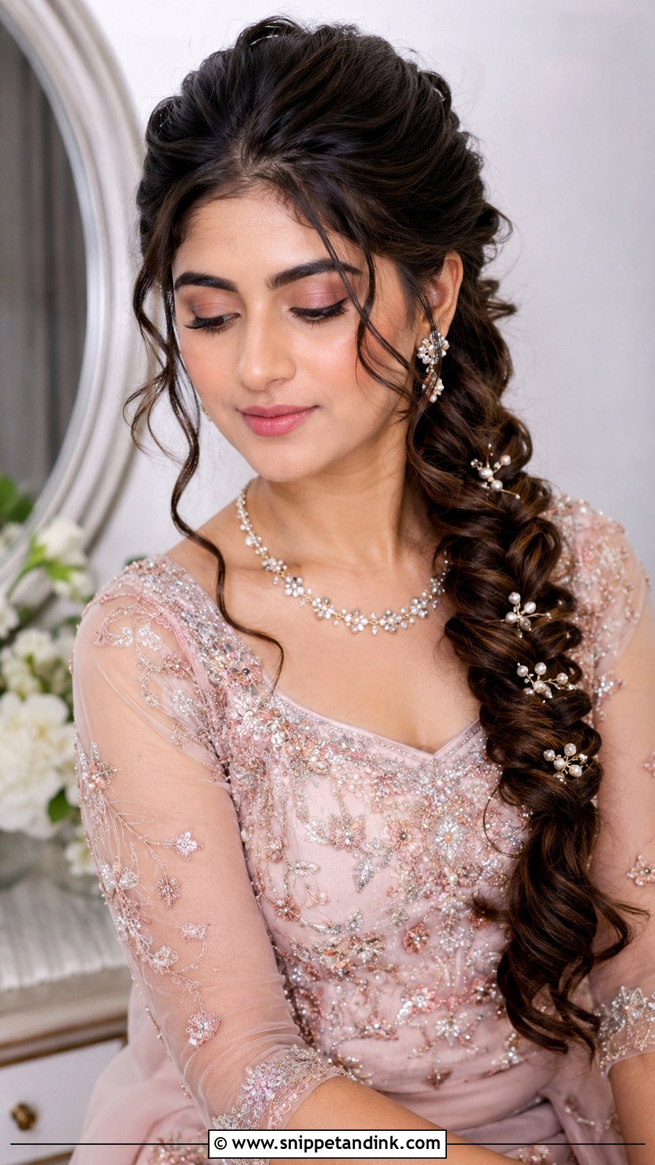 Long Braided Wedding Hair - Snippet and Ink - 20 Hair Ideas for a Wedding