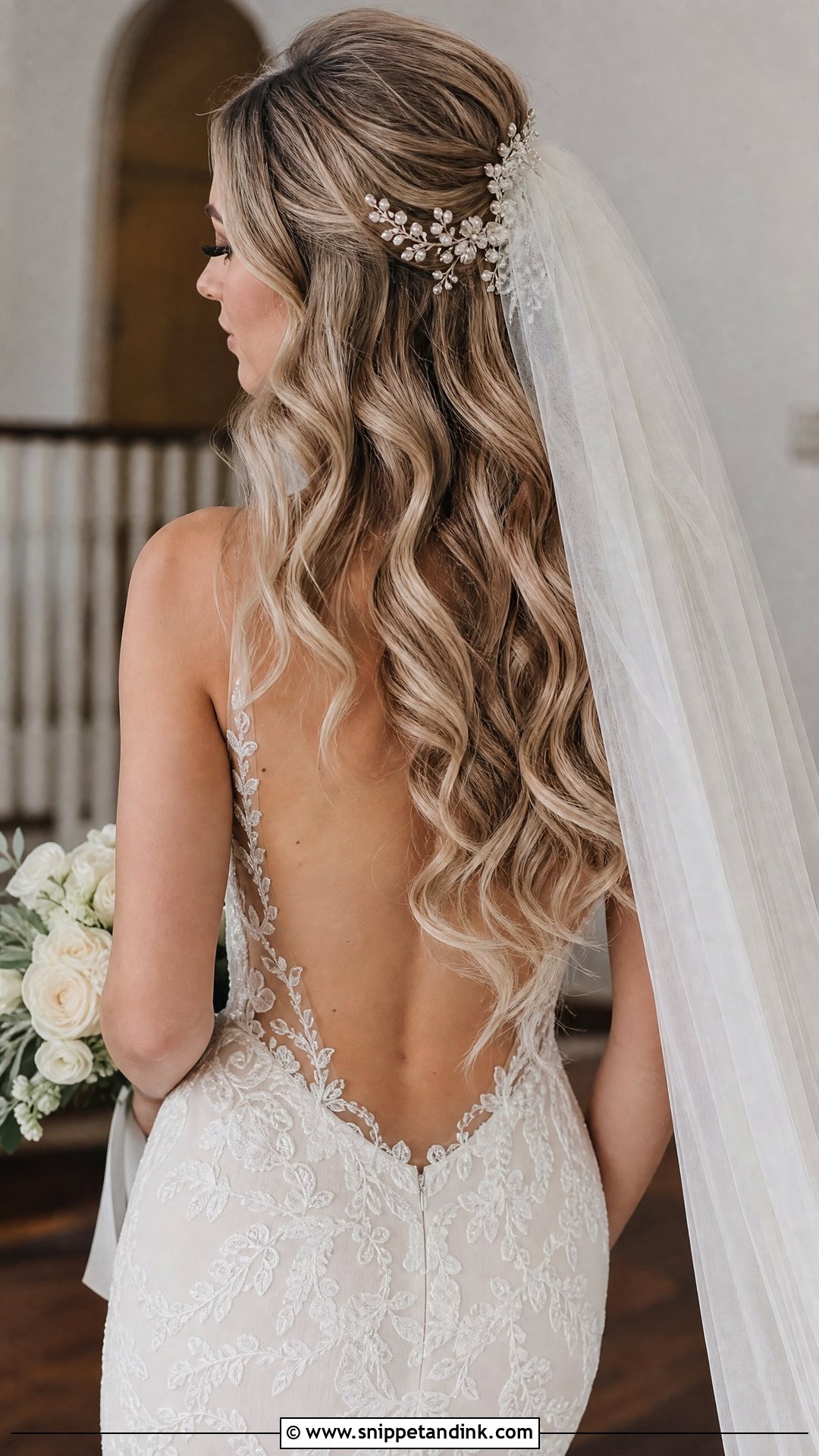 Long Cascading Curls Wedding Hair - Snippet and Ink - 20 Wedding Hairstyles Down Curls