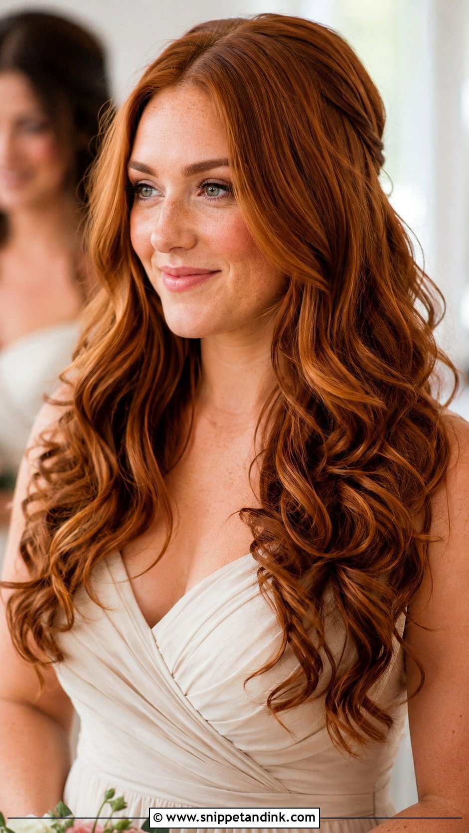 Long Curls Bridesmaid Hair Down - Snippet and Ink - 20 Down Hairstyles Wedding Bridesmaid