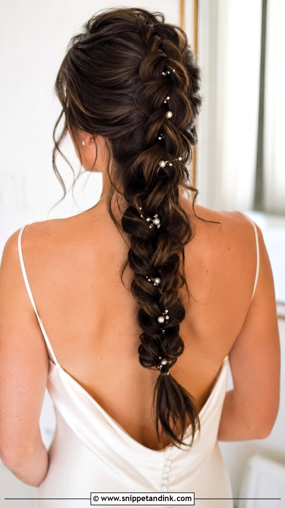Long Dutch Braid Wedding Hair - Snippet and Ink - 15 Long Braid Hairstyles Wedding