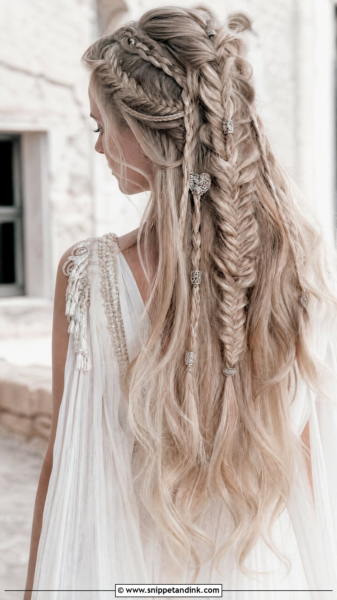 Long Flowing Viking Braids - Snippet and Ink - 20 Viking Wedding Hairstyles
