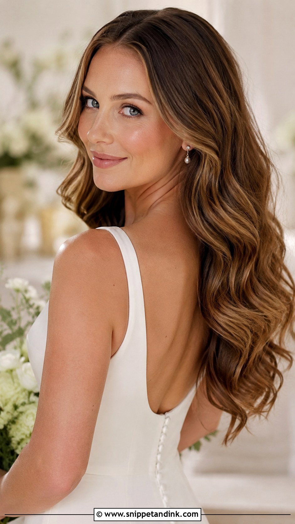 Long Hair Bridal Loose Waves - Snippet and Ink - 15 Long Hair Bridal Styles