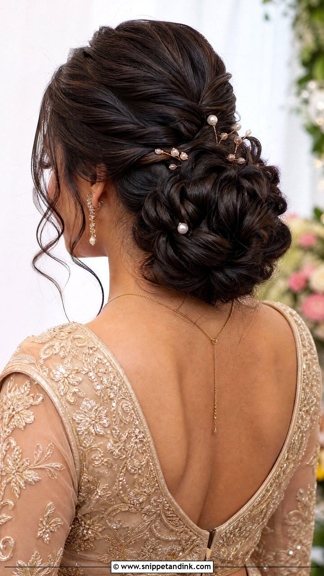 Long Hair Bridal Party Updo - Snippet and Ink - 15 Bridal Party Hair Updo Ideas