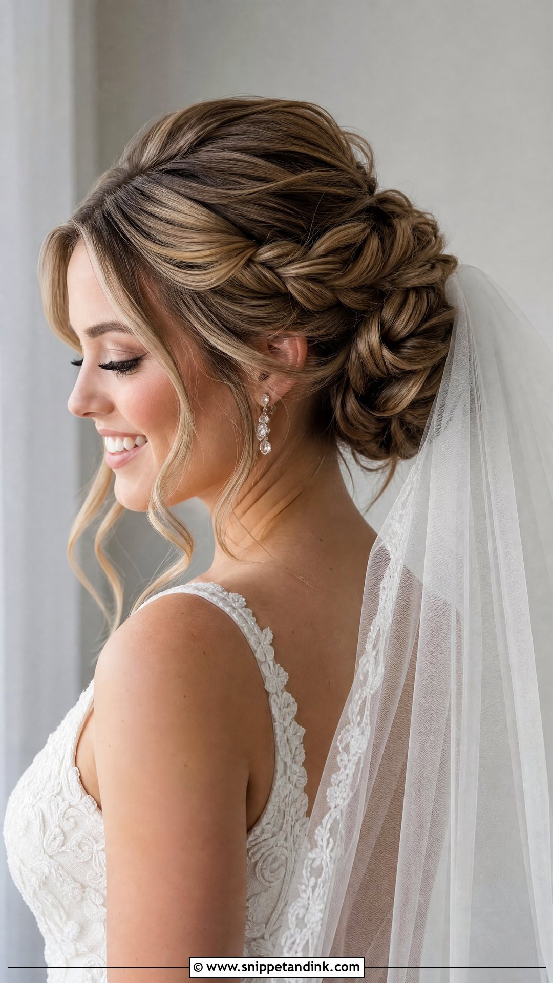 Long Hair Bridal Updo - Snippet and Ink - 15 Classy Bridal Hairstyles