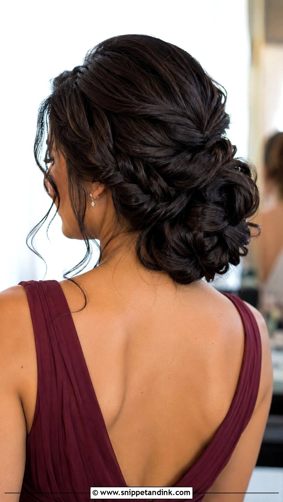 Long Hair Bridesmaid Updo - Snippet and Ink - 20 Updo Hairstyles for Wedding Bridesmaid