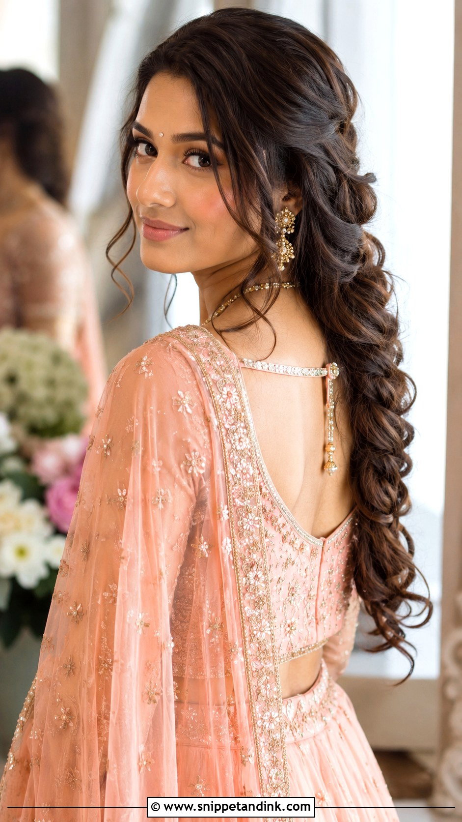 Long Hair Loose Braid For Wedding Guest - Snippet and Ink - 15 Wedding Guest Hair Ideas Long