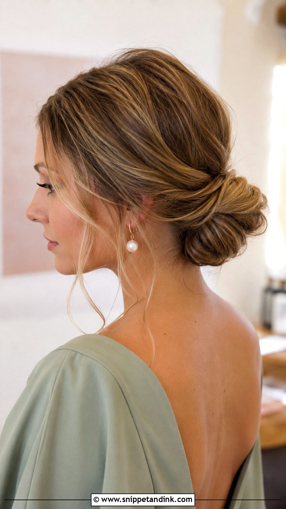 Long Hair Low Bun For Wedding Guest - Snippet and Ink - 15 Wedding Guest Hair Ideas Long
