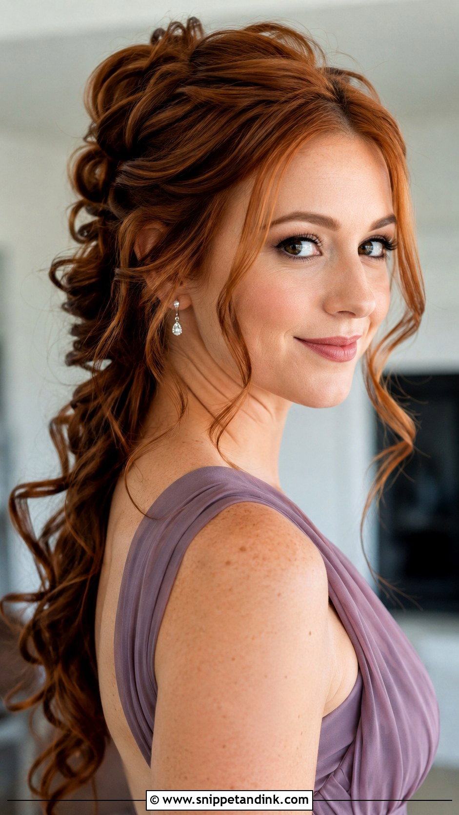 Long Hair Textured Updo Wedding Guest Hairstyle - Snippet and Ink - 15 Hairstyle for Wedding Guest Long Hair Ideas