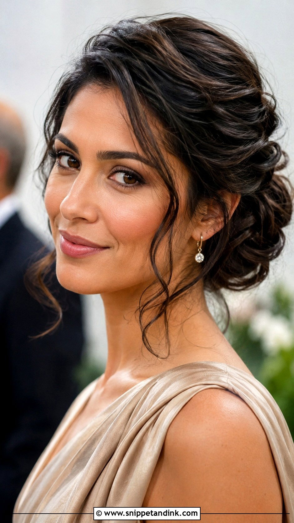 Long Hair Wedding Guest Twisted Updo - Snippet and Ink - 15 Long Hair Wedding Guest Styles