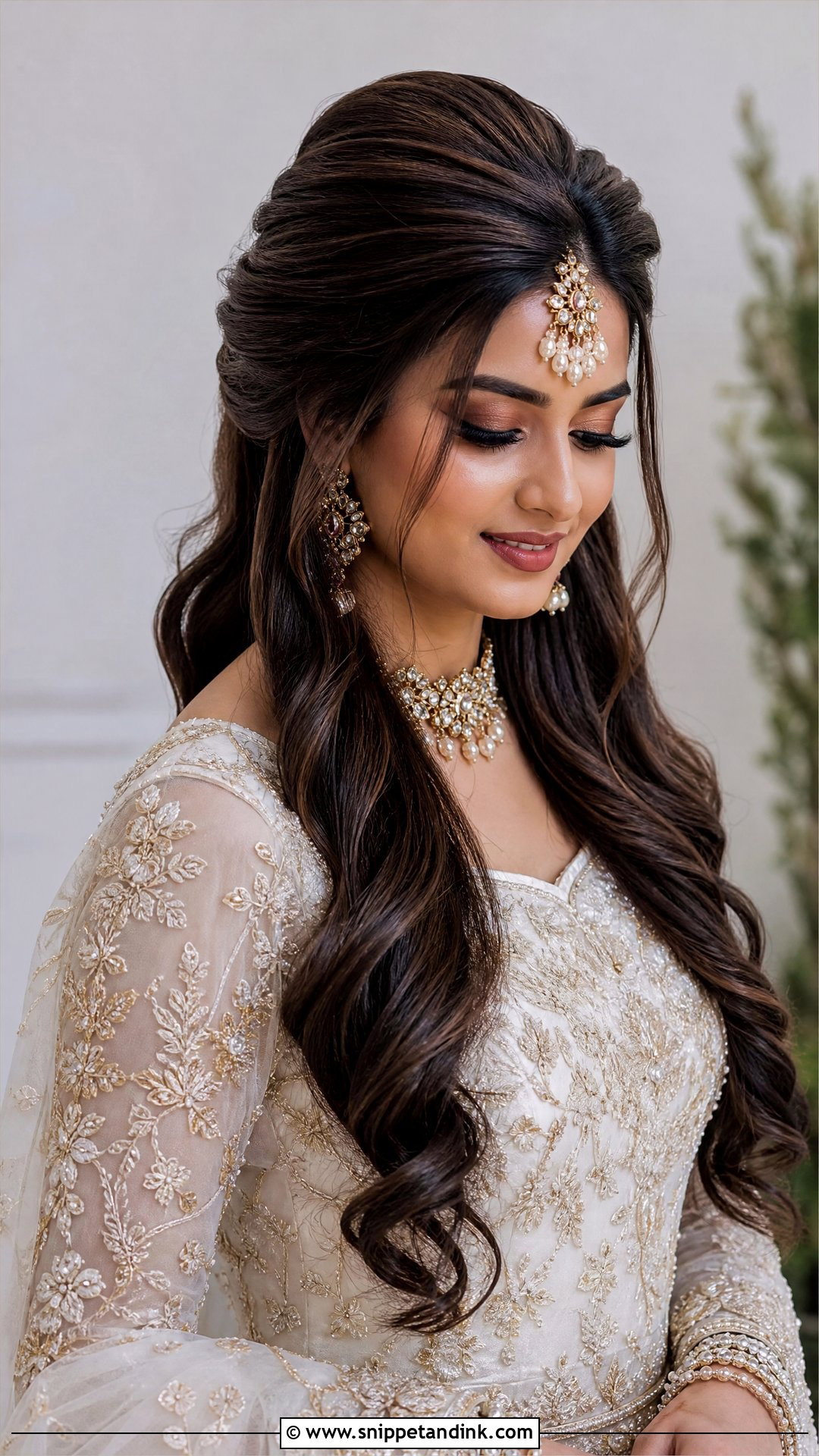 Long Hair Wedding Hairstyle For Bride - Snippet and Ink - 15 Best Wedding Hairstyles the Bride