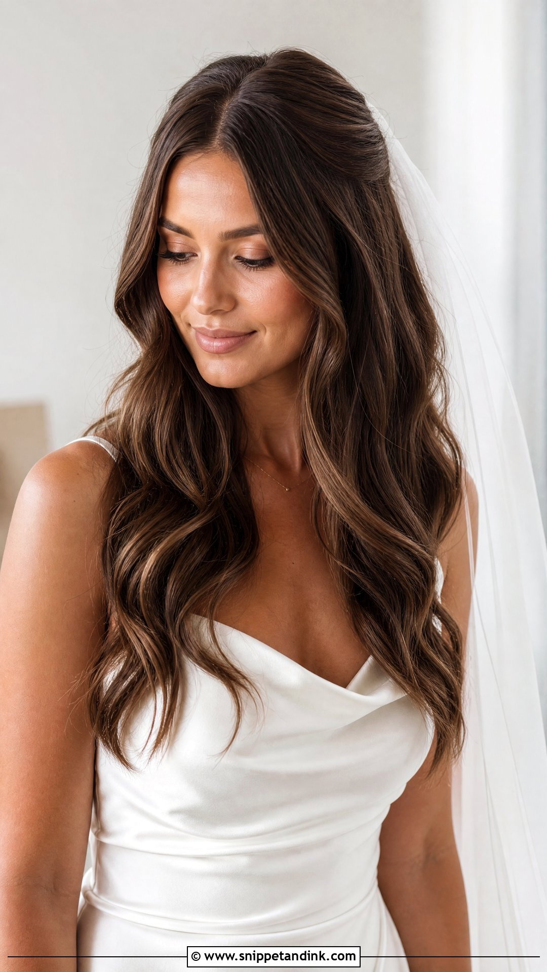 Long Hair Wedding Loose Waves - Snippet and Ink - 15 Easy Long Hair Wedding Styles