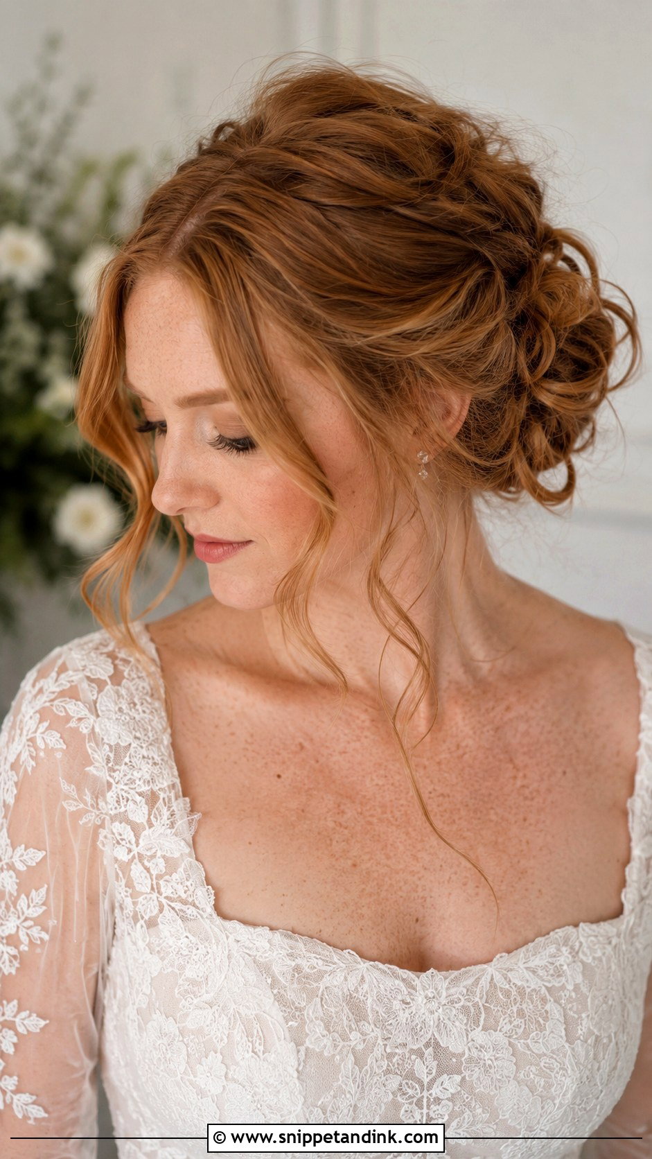 Long Hair Wedding Soft Bun - Snippet and Ink - 15 Simple Long Hair Wedding Styles