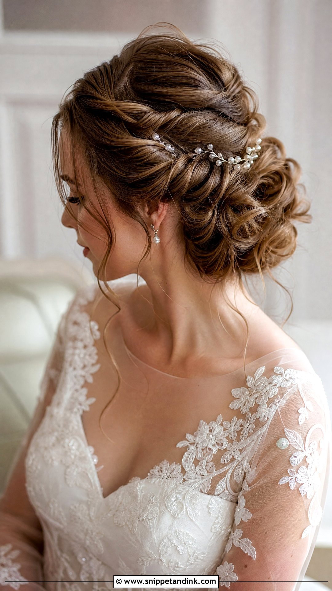 Long Hair Wedding Twisted Updo - Snippet and Ink - 15 Easy Long Hair Wedding Styles