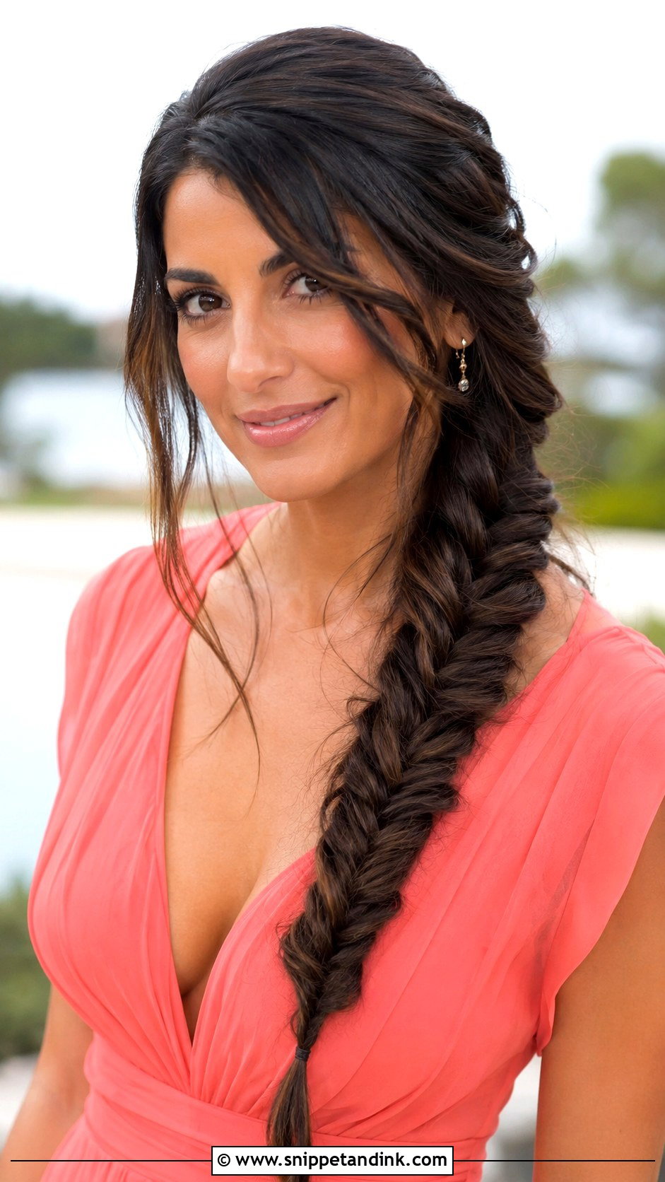 Long Hair With Side Braid Wedding Guest Hair - Snippet and Ink - 15 Long Hairstyle Wedding Guest Ideas
