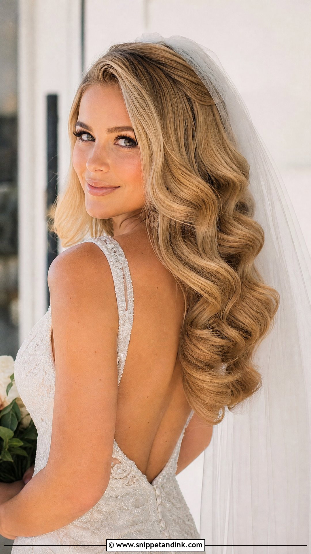 Long Hollywood Waves With Volume - Snippet and Ink - 20 Hollywood Waves Bridal Hair