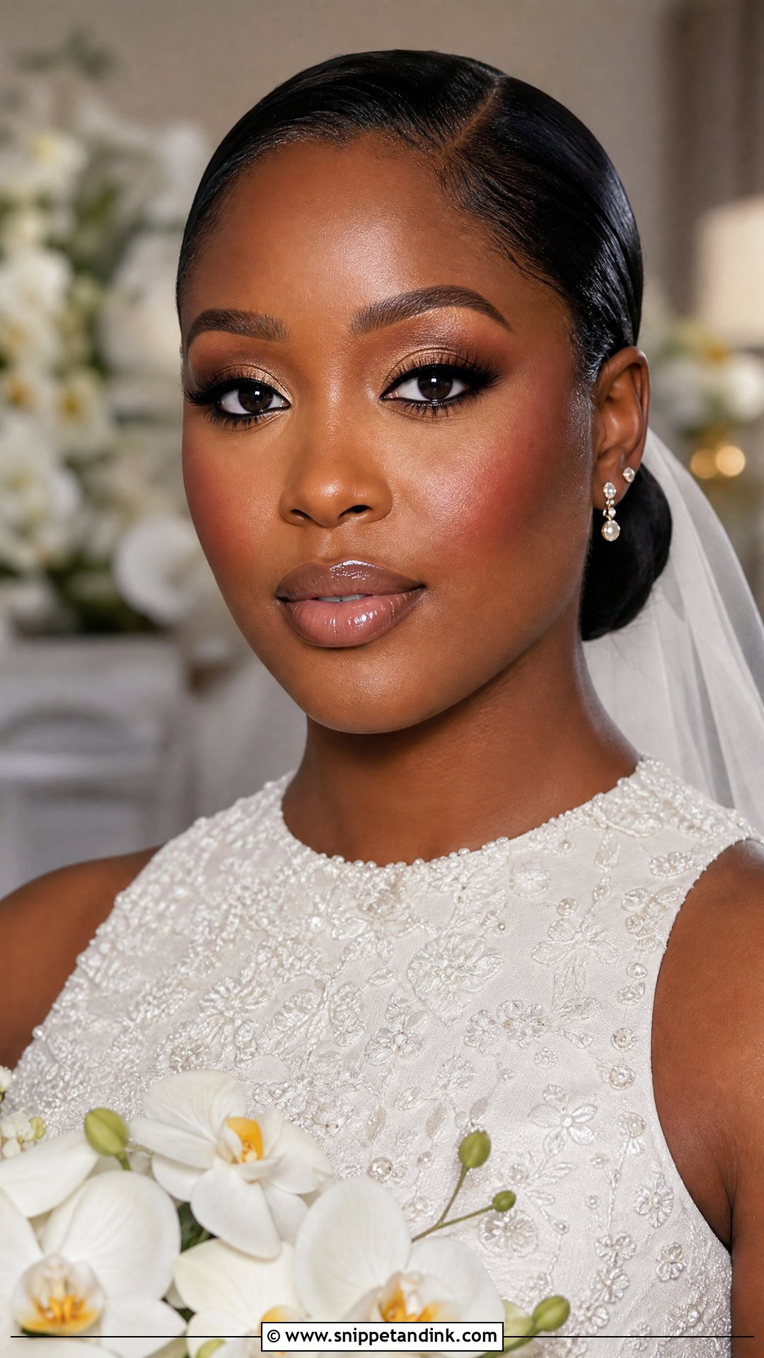 Long Lasting Glowy Bridal Makeup - Snippet and Ink - 25 Natural Glowy Bridal Makeup Ideas