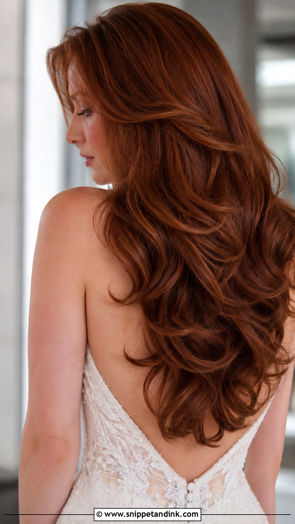 Long Layered Blowout - Snippet and Ink - 25 Wedding Blowout Hair Ideas