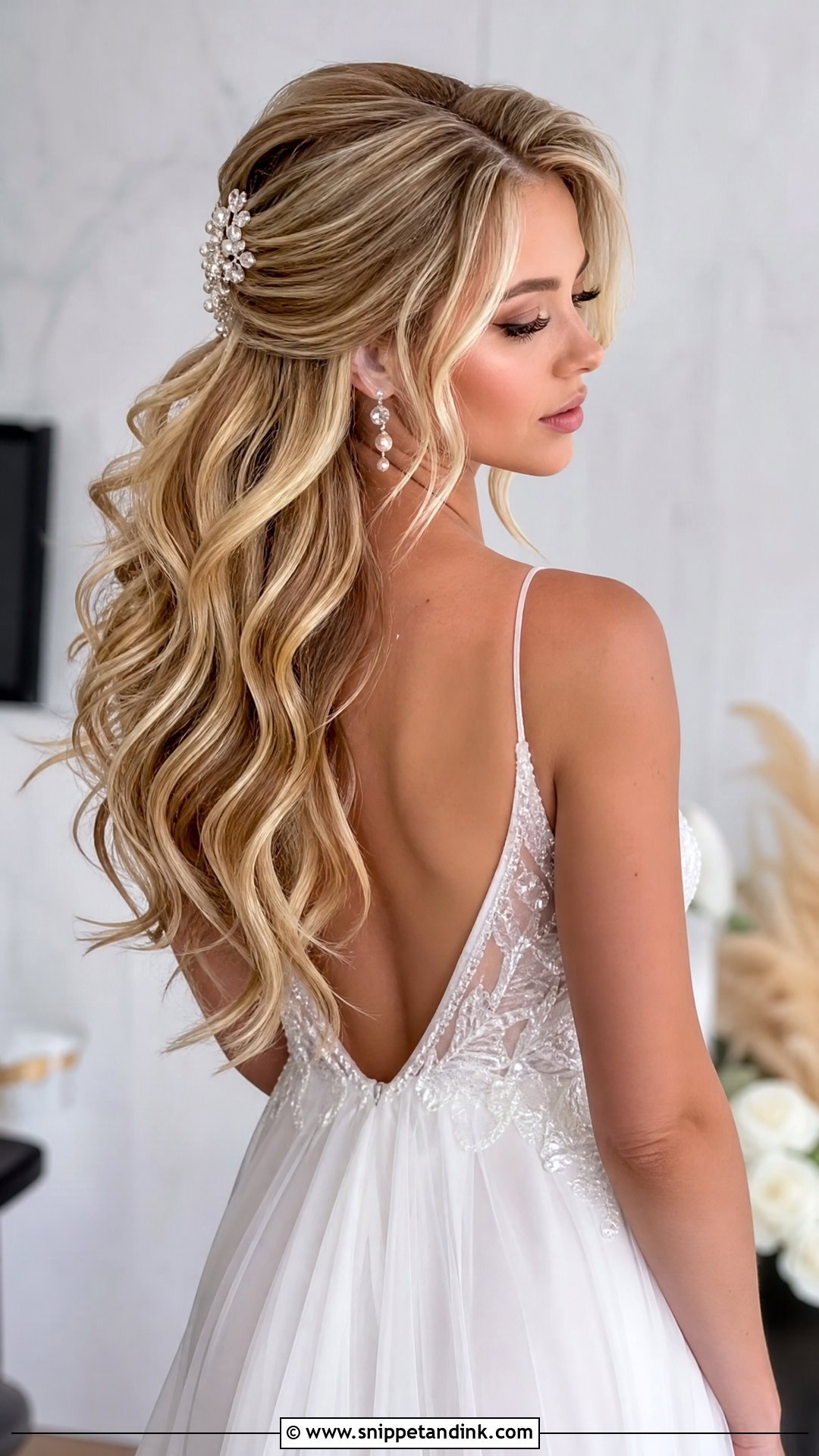Long Layered Waves With Face Framing - Snippet and Ink - 20 Wedding Hairstyles for Chubby Face