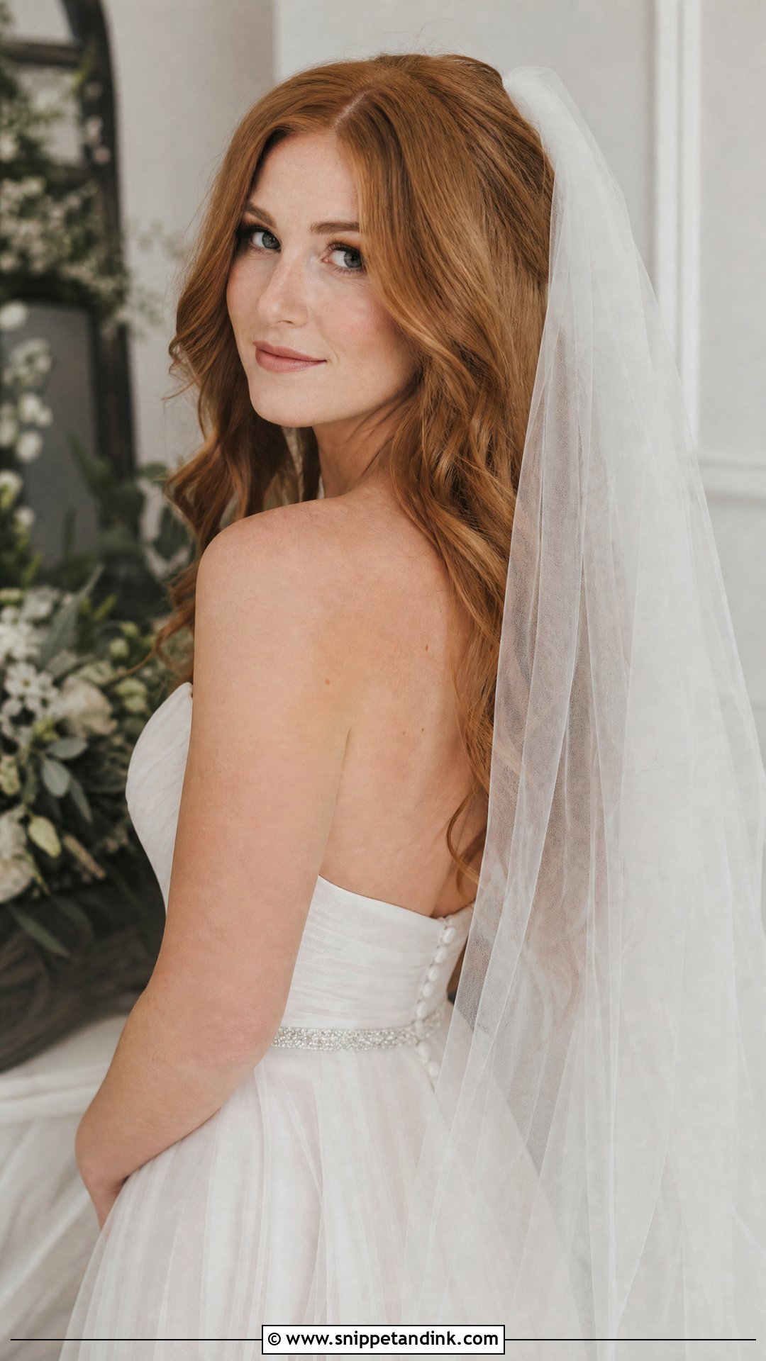 Long Layers With Flowing Movement - Snippet and Ink - 20 All Down Wedding Hair Ideas