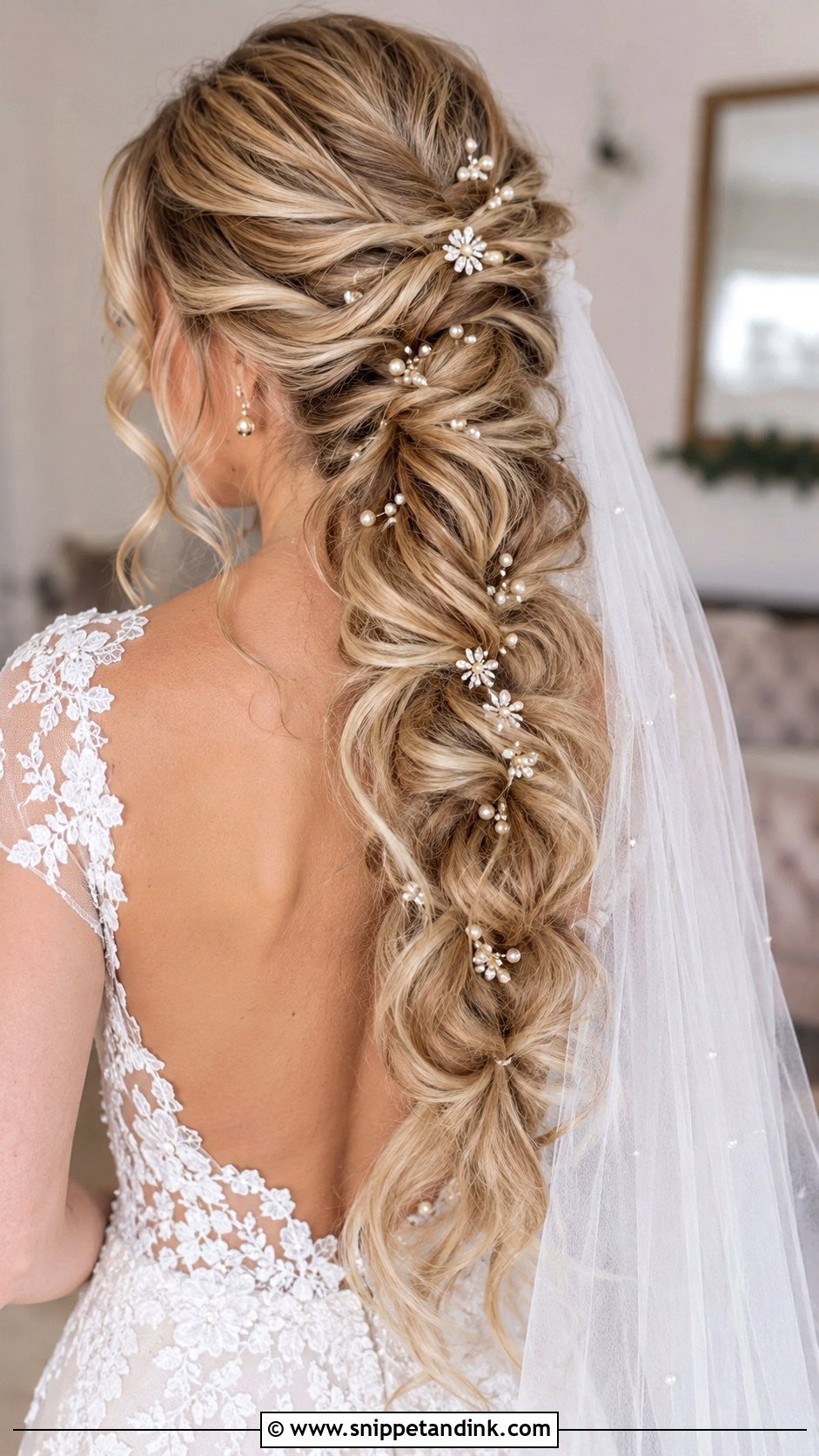 Long Mermaid Braid Wedding Hair - Snippet and Ink - 15 Long Braid Hairstyles Wedding