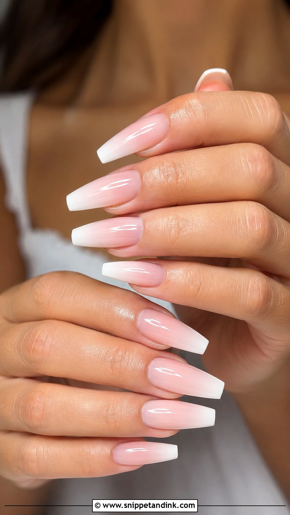 Long Ombre Wedding Nails - Snippet and Ink - 20 Long Wedding Nails