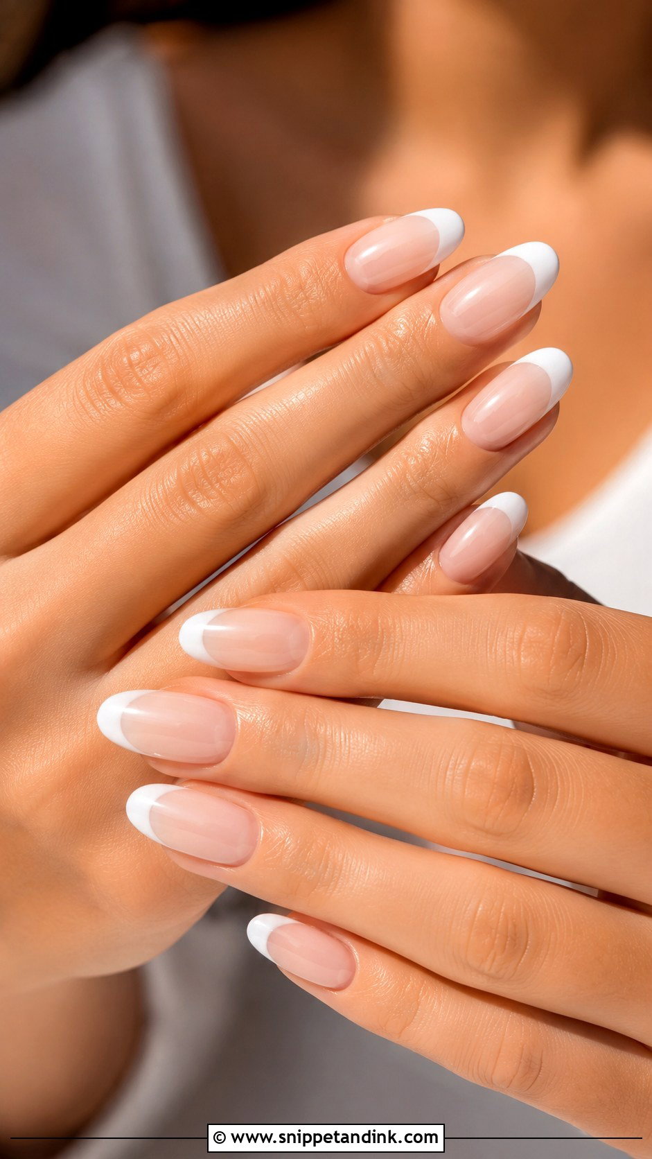 Long Oval Wedding Nails - Snippet and Ink - 20 Oval Wedding Nails
