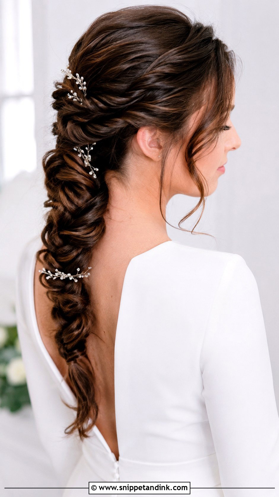 Long Rope Braid Wedding Hair - Snippet and Ink - 15 Long Braid Hairstyles Wedding