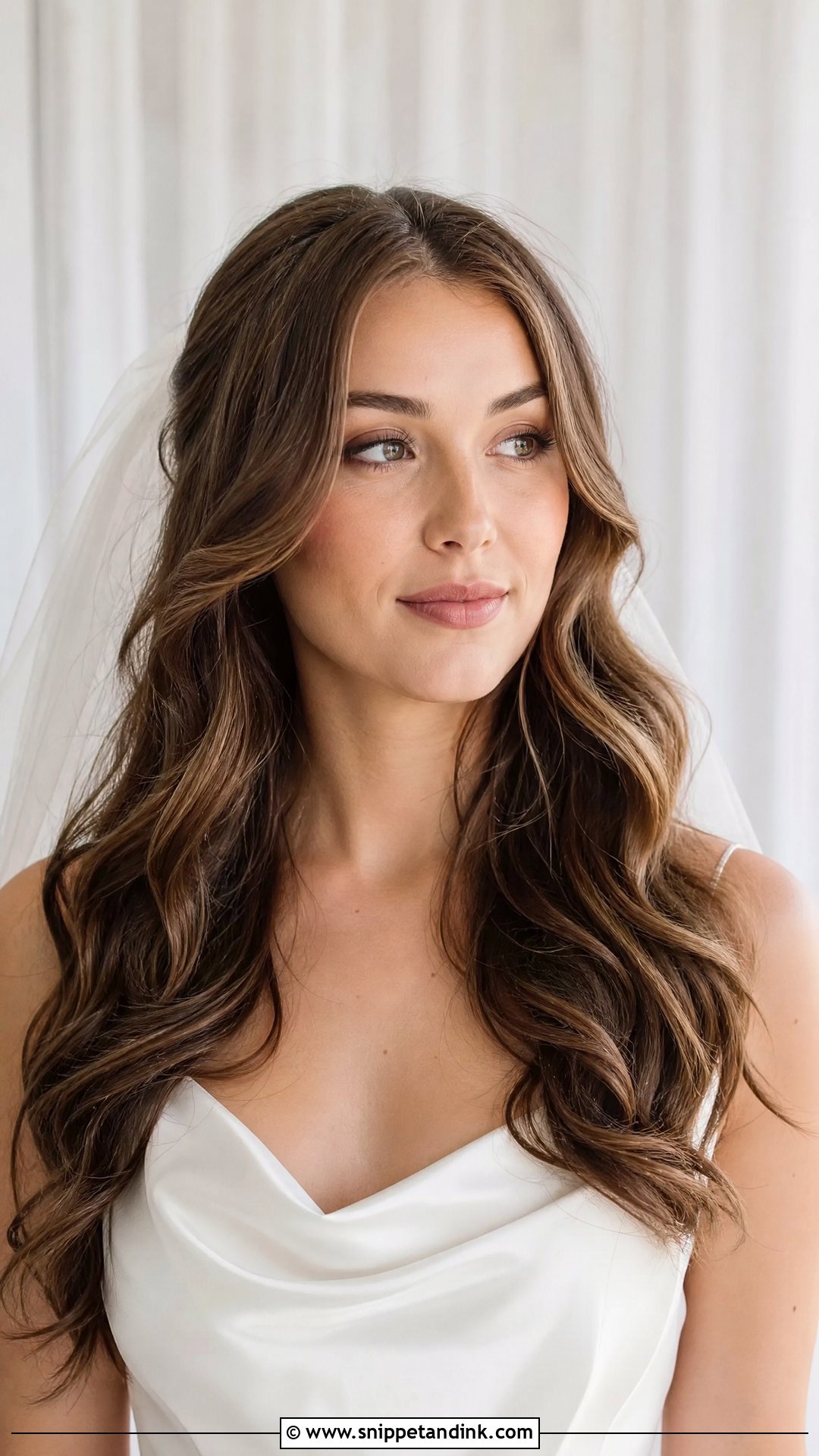 Long Soft Waves Wedding Hair Down - Snippet and Ink - 20 Wedding Long Hairstyles Down