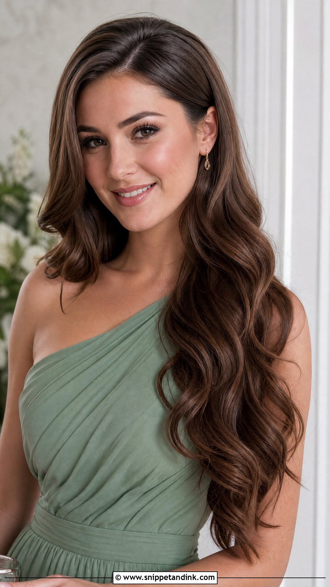 Long Wavy Wedding Guest Hair - Snippet and Ink - 20 Wavy Hairstyles for Wedding Guest