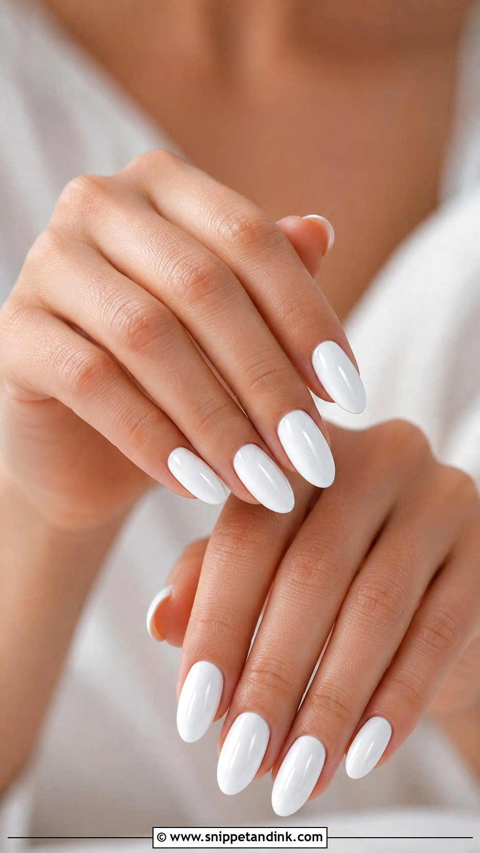 Long White Wedding Nails - Snippet and Ink - 20 Long Wedding Nails