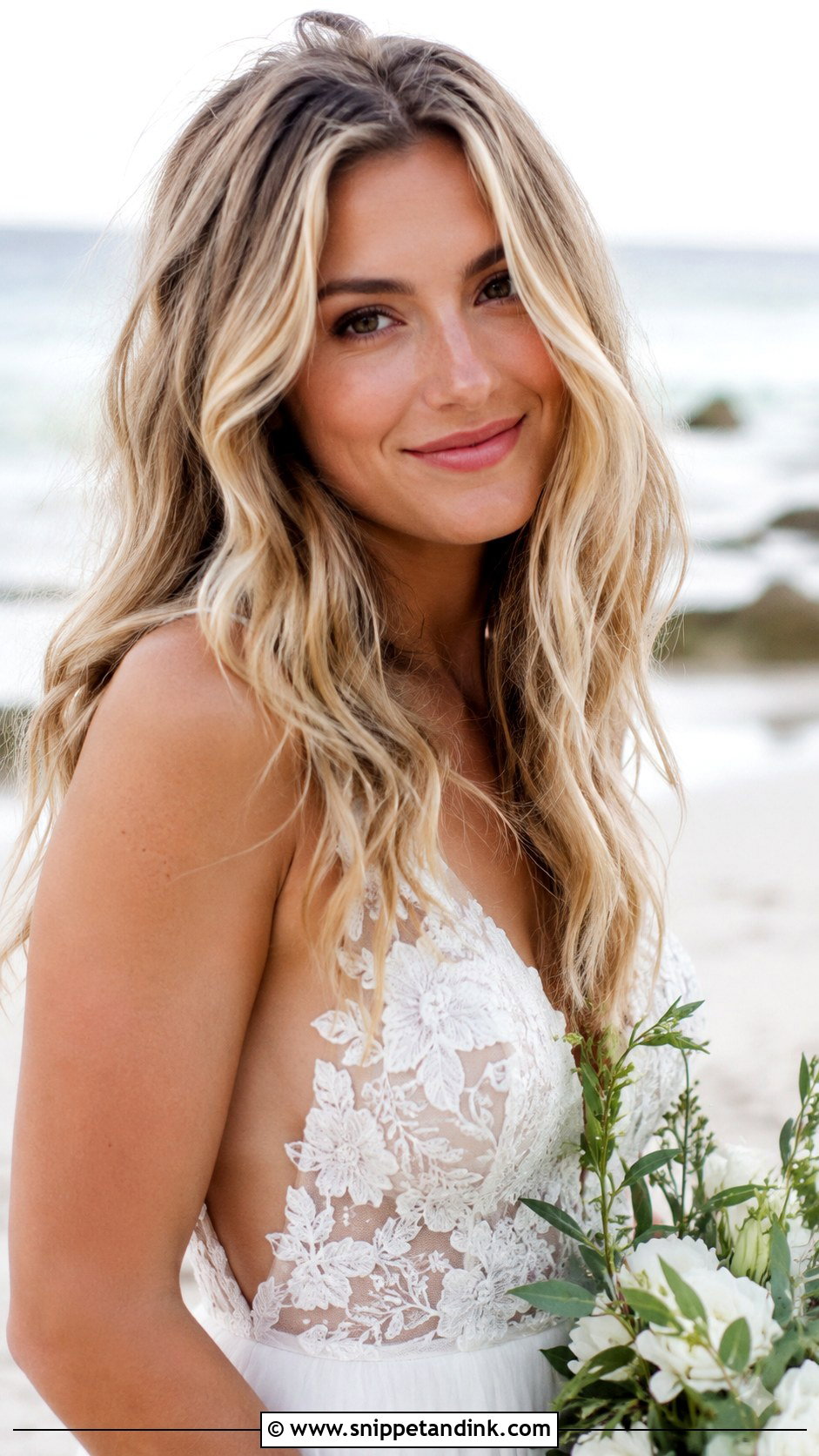 Loose Beach Waves - Snippet and Ink - 30 Wedding Guest Hairstyles