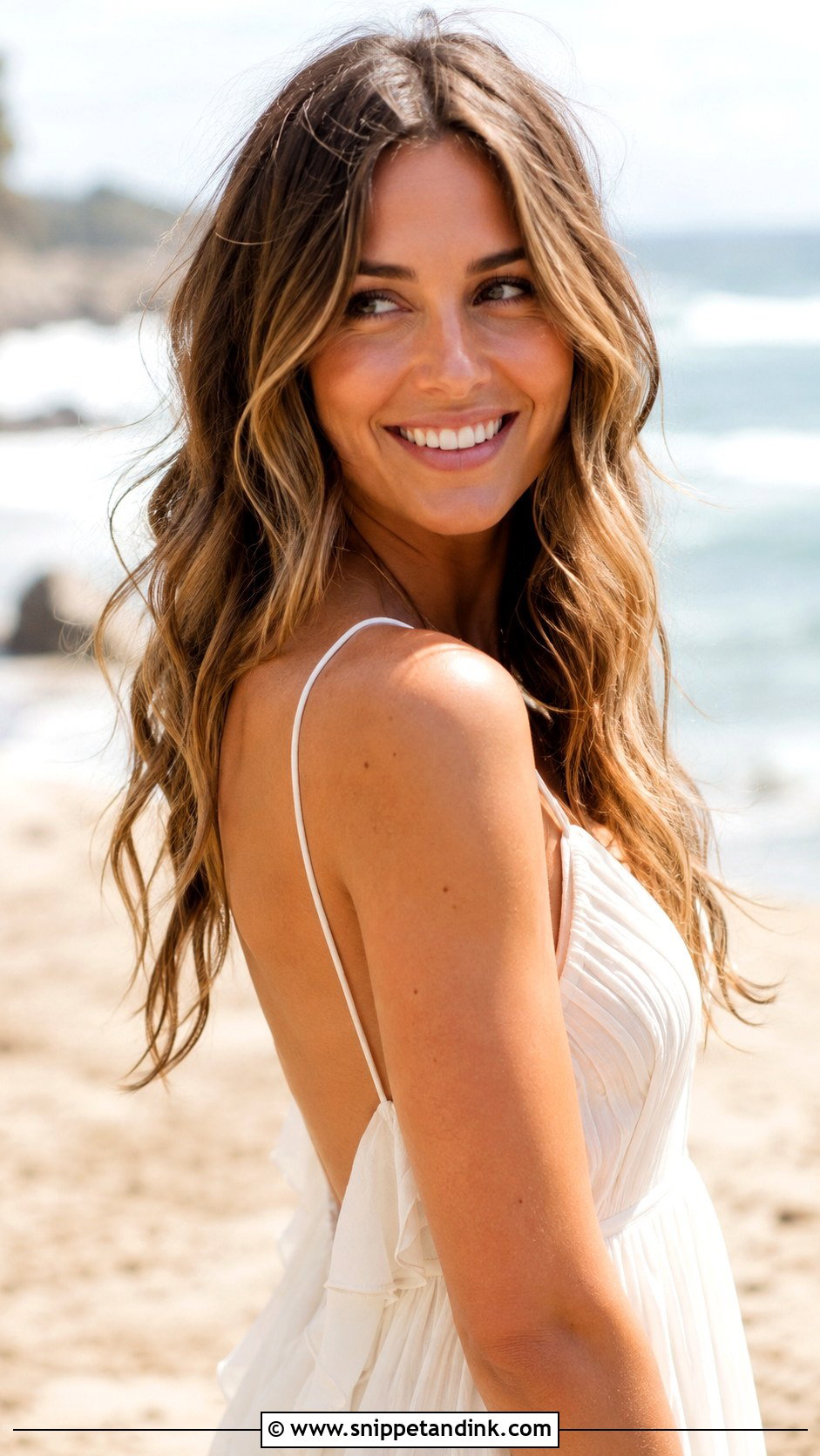 Loose Beach Waves - Snippet and Ink - 25 Hairstyles for a Wedding Guest