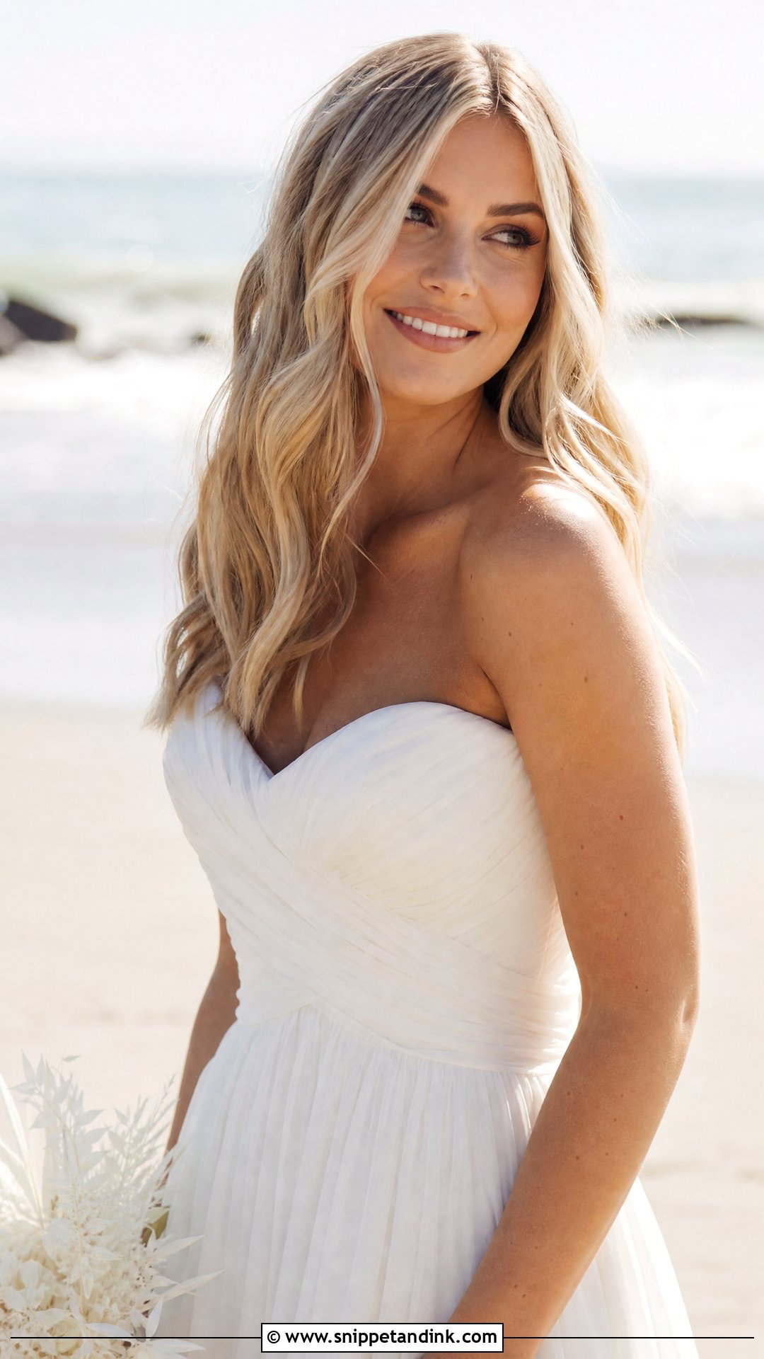 Loose Beach Waves for Brides - Snippet and Ink - 20 Beach Bride Hair Ideas
