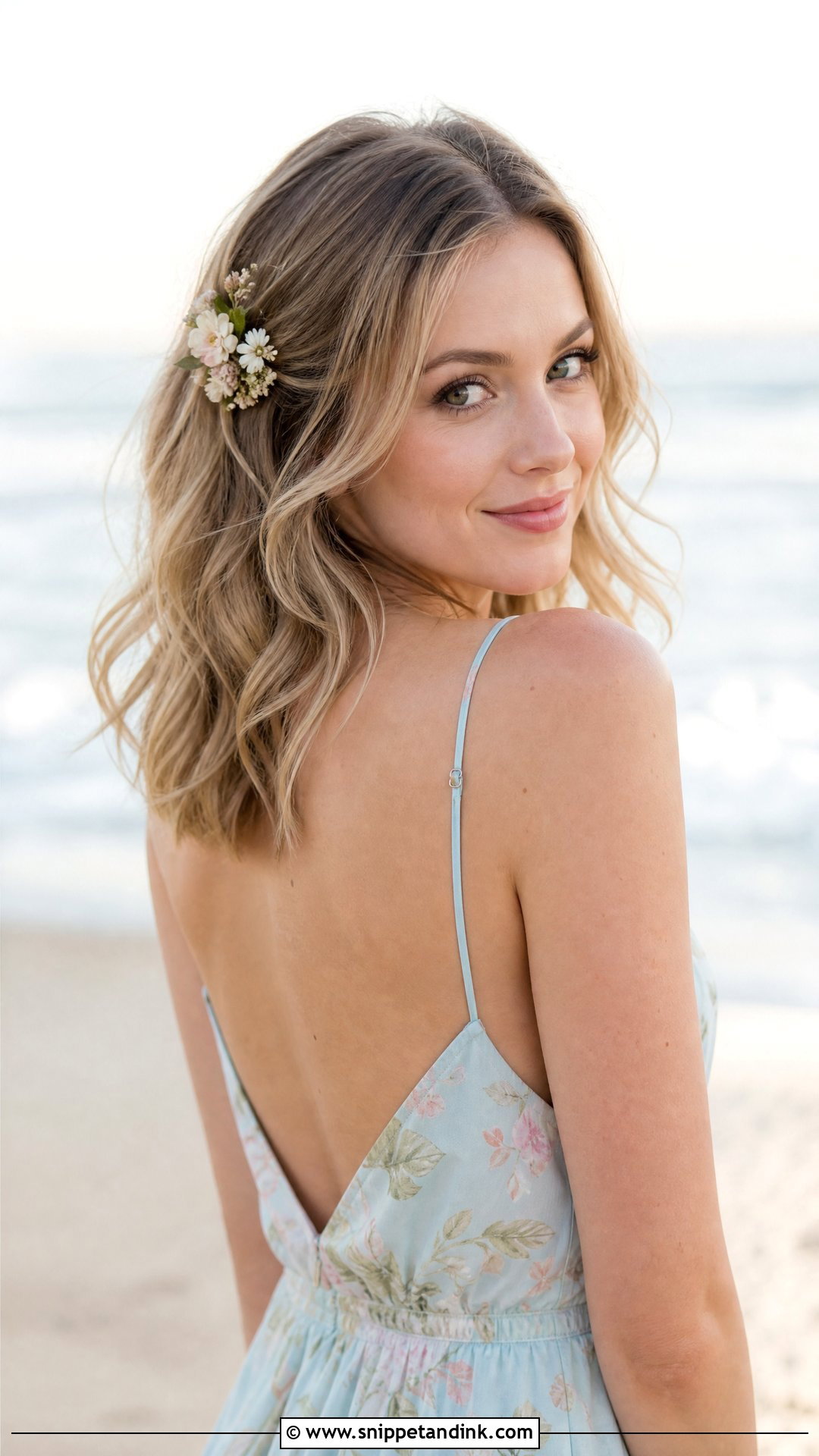 Loose Beach Waves - Snippet and Ink - 20 Beach Wedding Guest Hair Ideas