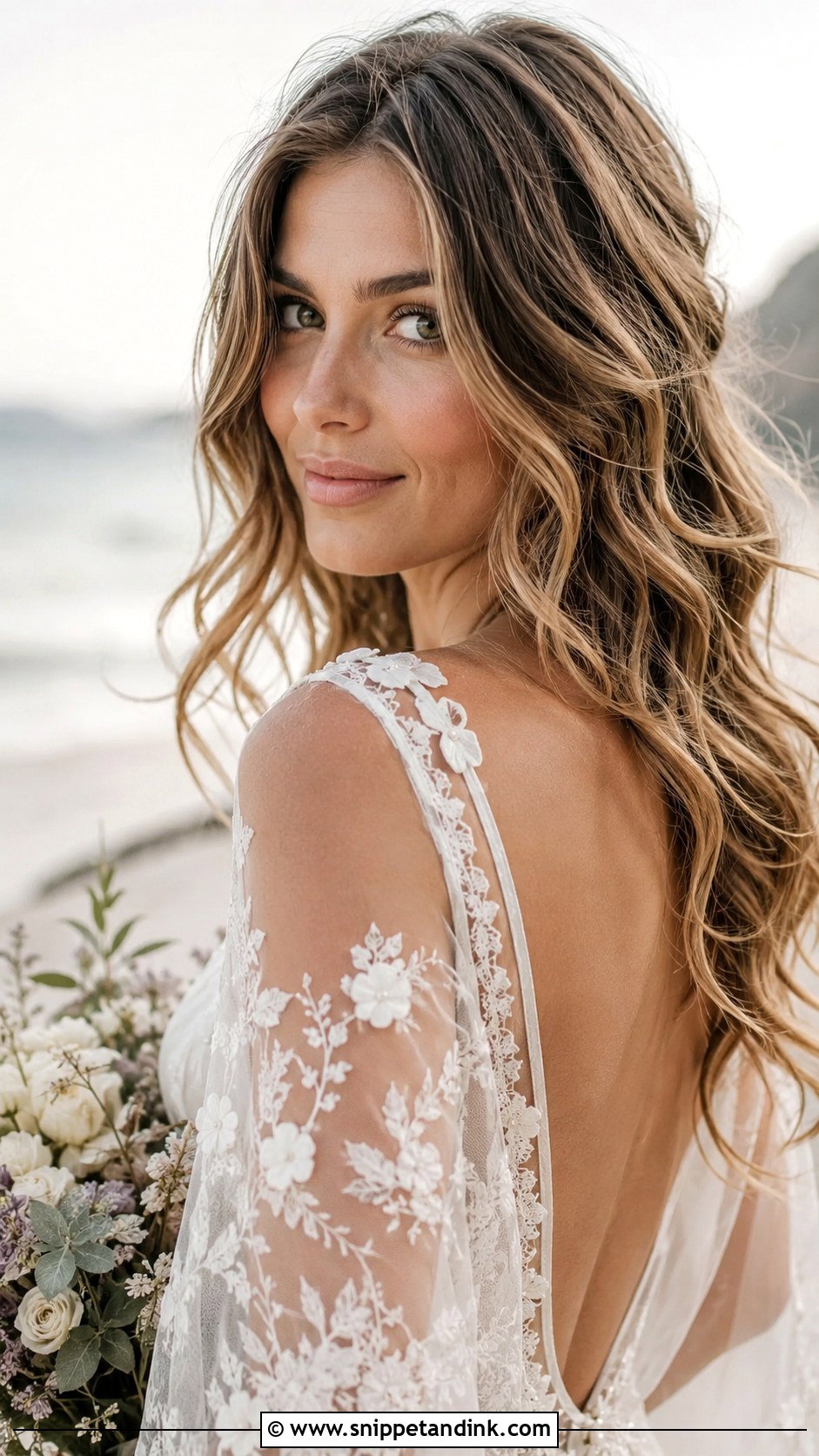 Loose Beachy Waves for Brides - Snippet and Ink - 25 Wedding Hairstyles for Bride Down