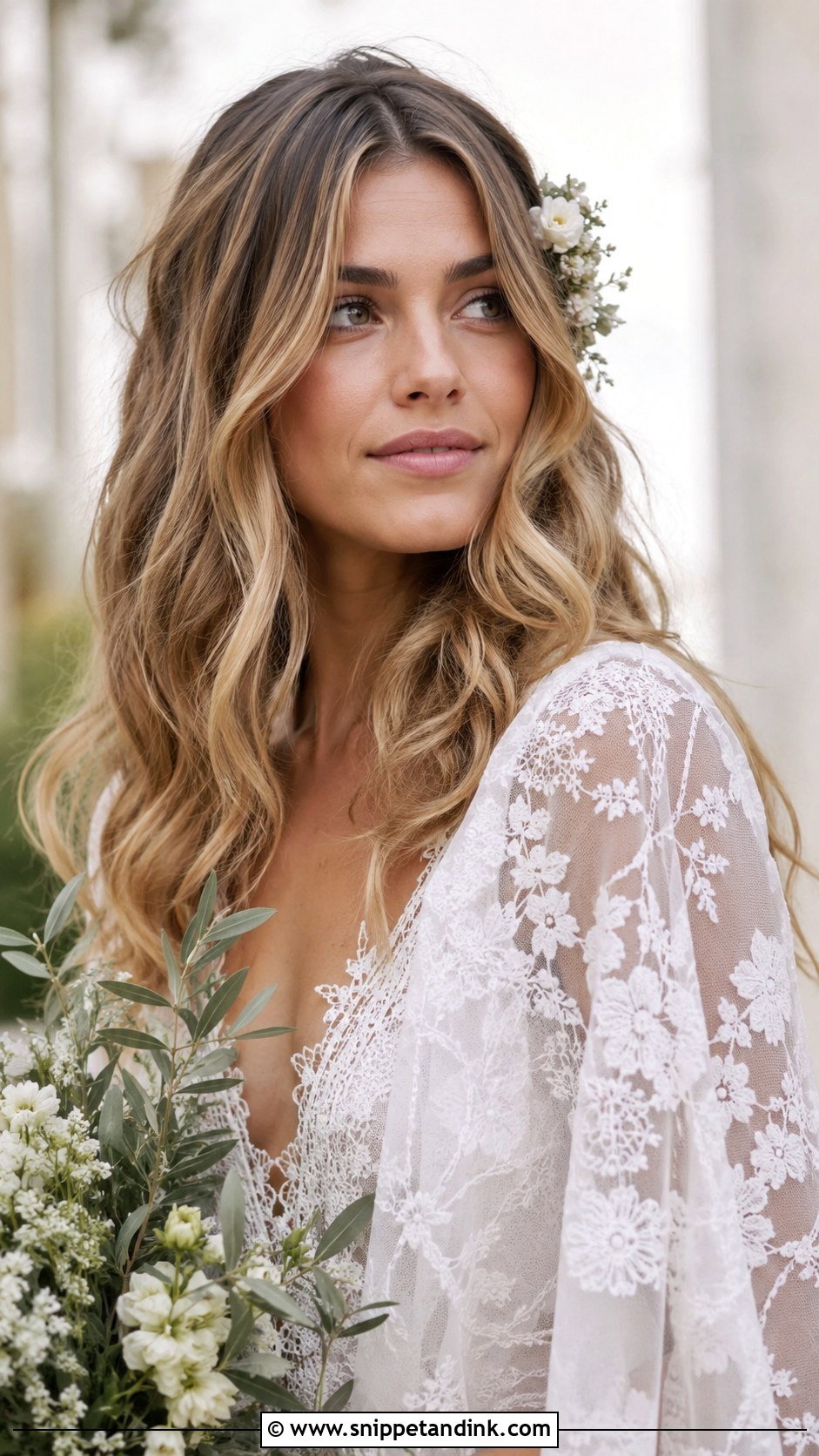 Loose Beachy Waves - Snippet and Ink - 20 Bridal Hair Waves