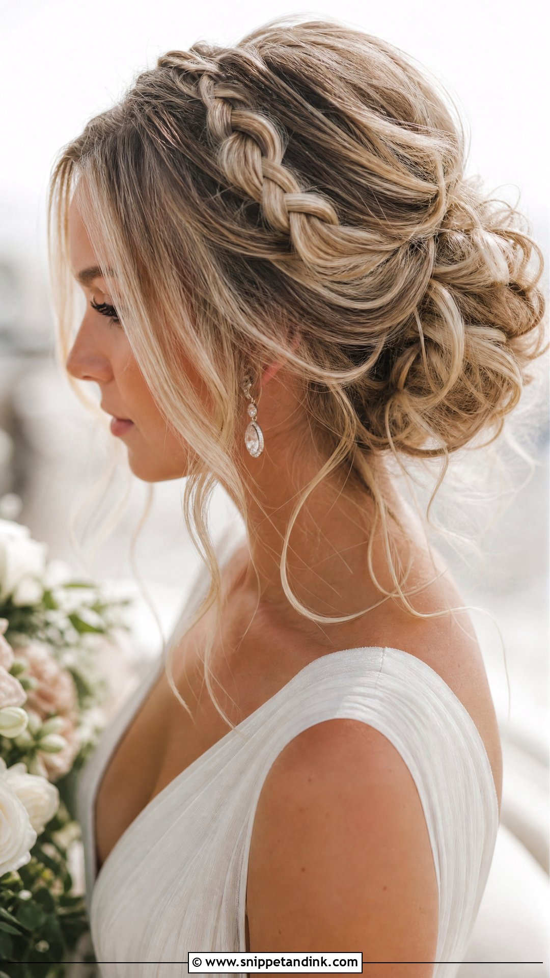 Loose Boho Updo - Snippet and Ink - 20 Elegant Wedding Updos for Long Hair